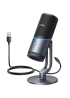 Мікрофон настільний UGREEN CM769 Desktop RGB 24-bit/96kHz ANS USB Black Grey